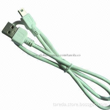USB Mini 5P Cable with Short Conductor, Customized Length Accepted